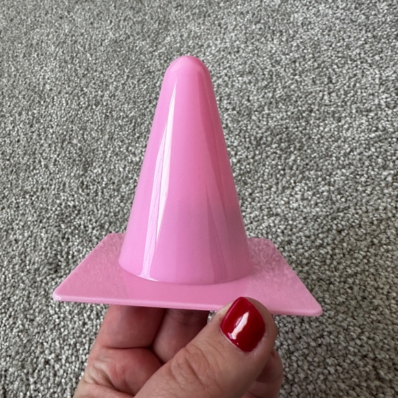 Pink Traffic Cone Decoration with "Awesome" Decoration - Picture 4 of 6
